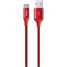 Özkaya Store Alumicable Type-C 120CM Şarj Kablosu - Kırmızı (2DK18K)
