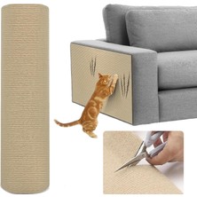 Özkaya Store 200 cm x 40 cm Kendinden Yapışkanlı Kedi Tırmalama Matı, Kendin Yap Kedi Tırmalama Tahtası, Kedi Duvarı, Tırmalama Tahtası, Kediler, Kendin Yap Kırpılabilir Halı, Mat, Mat, Kedi Tırmalama Tahtası