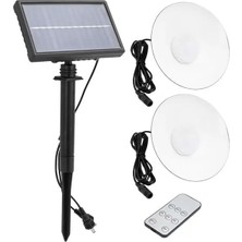 Belirtilmemiş Powermaster XF-707-2 Kumandalı Solarlı 2 Lambalı Projektör