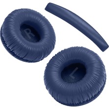 Özkaya Store Jbl Için Tune 250 450BT 460BT 500 500BT 510BT 520BT 560BT 600BT 600BTNC 660NC Modelleri Ile Uyumlu Yumuşak ve Rahat Kulaklık Pedi ve Kafa Yastığı (Mavi, Kulaklık Pedi + Kafa Yastığı)
