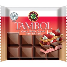Tablet Tambol Çilekli Milföy Dolgulu 100 gr