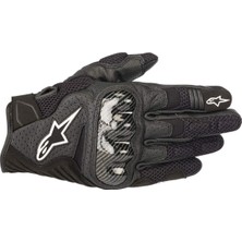 Smx-1 Air V2 Korumalı Motosiklet Eldiveni Siyah