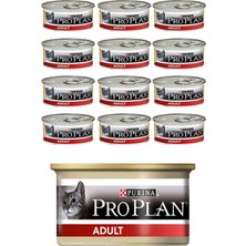 Adult Tavuk Etli Yetişkin Yaş Kedi Maması, 85 gr x 12 Adet