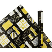 OEM 70X100 cm Premium Hediye Paketleme Kağıdı 2'li Set | Kolay Sarılabilir, Canlı Baskı, Özel Kutu ile Rulo Gönderim | M20