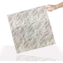 3 Boyutlu Duvar Paneli Kabartmalı Salon Desenli Pvc 41X41 Cm/ 6 Adet /1 M²