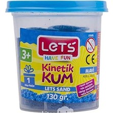 Kinetik Kum 130 Gr. Mavi Plastik KUTU(3304)
