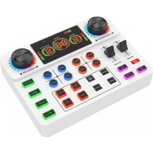 Blic Pro+ Ksa2 Beyaz Live Stream Sound Card | Profesyonel Canlı Yayın Ses Kartı
