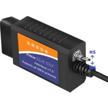 ELM327 USB V1.5 Obd2 Araç Arıza Tespit Cihazı Ford Tam Uyumlu