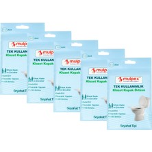 OEM Tek Kullanımlık Suda Çözünür Klozet Kapak Örtüsü - 5 Adet x 10 Lu Paket | Hijyenik ve Pratik Seyahat Aksesuarı