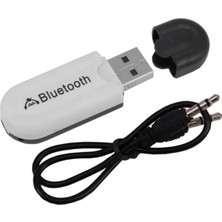 USB Bluetooth 5.0 Ses Alıcı Adaptör – Aux 3.5mm Çıkışlı Kablosuz Müzik Alıcısı, Hoparl