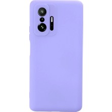 TeknoKapsül Xiaomi Mi 11T Pro Kılıf Nano Içi Kadife Silikon - Lila
