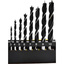 8'li Set Ahşap Delme Matkap Ucu Ağaç Sunta Kartonpiyer Delme 3 4 5 6 7 8 9 10 mm Çap