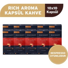 Rich Aroma Espresso Kapsül Kahve 10X10 Adet - Nespesso Uyumludur