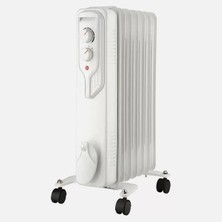 Termostatlı Yağlı Radyatör Isıtıcı 1500W 7 Dilim Yağlı Radyatör Terkerlekli