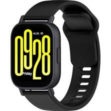 OEM 22MM Kordon Şirketli Xiaomi Redmi Watch 5 Active Kordon/redmi Watch 5 Lite Kayışı Siyah Silikon Spor Değiştirme Bantları (Gözleme Yok)