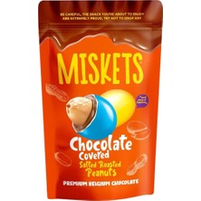Tuzlu Yer Fıstıklı Sütlü Çikolata Kaplamalı Renkli Draje 120 gr
