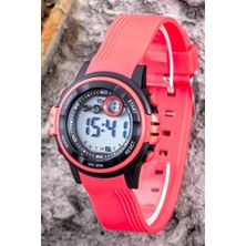 Çocuk Kol Saati 3 Atm Su Geçirmez Dijital Alarm Takvim Kronometre Unisex LED Saat ST-304392