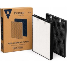 Bissell 3001N, AIR220 & AIR320 Hava Temizleyici Uyumlu Hepa + Karbon Filtre