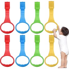 Bebek Çekme Halkası 8 Paket Bebekler Stand Up Yürümeyi Öğrenmek Yardımcısı Kolu Bebek Oyun