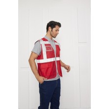 Mühendis Tipi Fileli Ikaz Yeleği