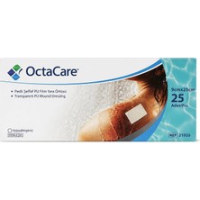 Octacare Bybars Sezeryan Örtü Su Geçirmez Şeffaf Pu Film Yara Örtüsü Sezeryan Bandı 25 Adet (