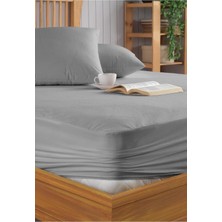 OEM Gri Sıvı Geçirmez Alez - Tek-Çift Kişilik Alez - Mikrofiber Kumaş - Fitted(Yatağı Saran) Alez - Yatak Koruyucu ALEZ-ÇARŞAF(160X200)