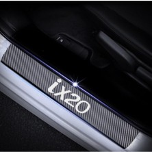Ix-20 Carbon Fiber Kapı Eşiği Yazısı Sticker Boya Koruma, L152