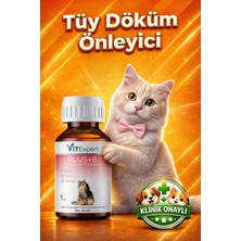 Tüy Dökülmesi Tüm Kediler Için Plus B Biyotin Multivitamin Damlası 50 ml