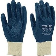 Starline E-206-B Mavi Nitril Iş Eldiveni 12 Çift