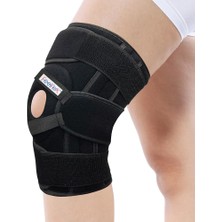 Patella ve Ligament Destekli Dizlik, Diz Destek Bandı, Ayarlanabilir Diz Koruyucu, Yan Destekli Spo