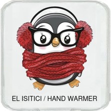 Atkılı Penguen Cep Sobası,el Isıtıcı,sıcak Su Torbası Pvc 10X9,5CM