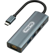 Go Des GD-6873 Type-C To Hdtv 5in1 Dönüştürücü Adaptör