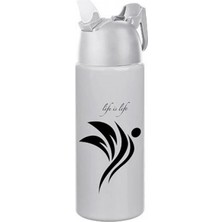 Marsilyan™- Kilitlenebilen Matara Güvenlikli Suluk Sporcu Matarası Spor Su Şişesi Içecek Şişesi 700ML BX40
