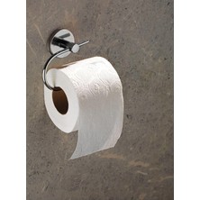AyrStore Sas Haus Yapışkanlı Tuvalet Kağıtlığı Wc Kağıtlık Tuvalet Kağıdı Askısı Krom S-107 K