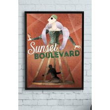 (PSTER13459) Sunset Boulevard Film Afişi Çerçeveli Tablo 3 (40X50CM)