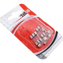 AyrStore Tek-Iş Cam Sigorta Seti – 3A 5 Adet + 4A 5 Adet (Toplam 10 Adet)