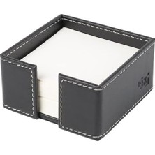 AyrStore 2k Küp Bloknotluk Suni Deri Masaüstü 10X10X5 cm