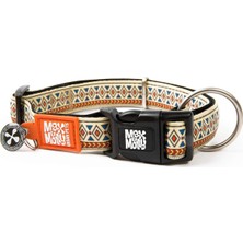 AyrStore Max & Molly Urban Pets Original Serisi Akıllı Künyeli Köpek Boyun Tasması (S, Etnik)
