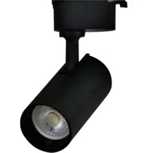 AyrStore Mini Ray Spot Sylvania Gu-10 LED Ampullü Spot Lamba 6500K Beyaz Işık Siyah Kasa