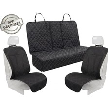 AyrStore 3 Parça Sıvı Geçirmez Kumaş Oto Koltuk Kılıfı Araba Koltuk Örtüsü Araba Koltuk Kılıfı