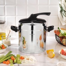 AyrStore Schafer Classic Pro Düdüklü Tencere 8 L-Inox