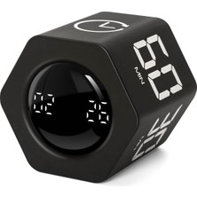Gworke Gt-2 Hexagon Zamanlayıcı, Flip Timer, Öğrenci Ders Çalışma Saati, Sınav Kronometresi,