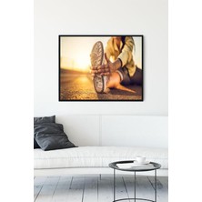 Spor Yap Motivasyon Çerçeveli Tablo 50X70CM