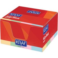 AyrStore Kraf Küp Blok Renkli 8X8CM 117G