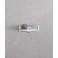 Pro-Tech Ikili Askılık Krom Renk 31X49X85 mm