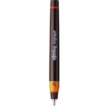 Rotring Isograph Teknik Çizim Kalemi, 0,2 Mm, Siyah Mürekkep