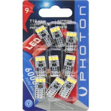 Photon Ampul T10 W5W 12V 10SMD LED (9'lu Blister) - Pht PH7010 B9