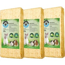 AyrStore Amon Petshop Doğal Elma Aromalı Kemirgen Talaşı 3'lü 15 Lt