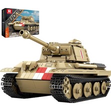 AyrStore Reobrix Pudel Tank Yetişkin Blok Yapı Seti Ikinci Dünya Savaşı Alman Askeri Tank Modeli 77034