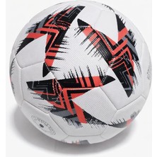 AyrStore Aksu Futbol Topu Dikişli Tpu Deri 5 Numara 380GR 32 Panel (Turuncu-Siyah-Beyaz)